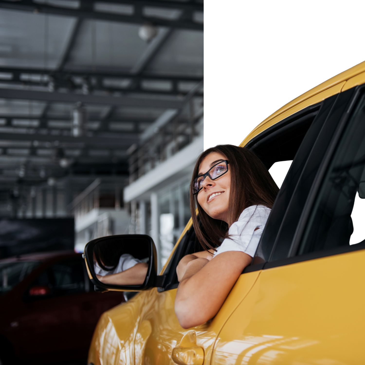 smiling-woman-inside-a-yellow-car-looking-up-2026-01-09-00-39-43.png